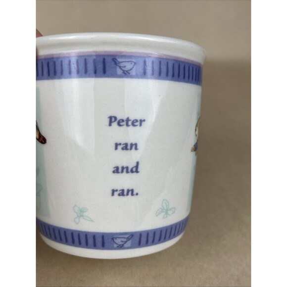 Wedgwood Peter Rabbit Mug 2001 Frederick Warne & Co. "Peter‎ ran and ran" GUC - Picture 3 of 7